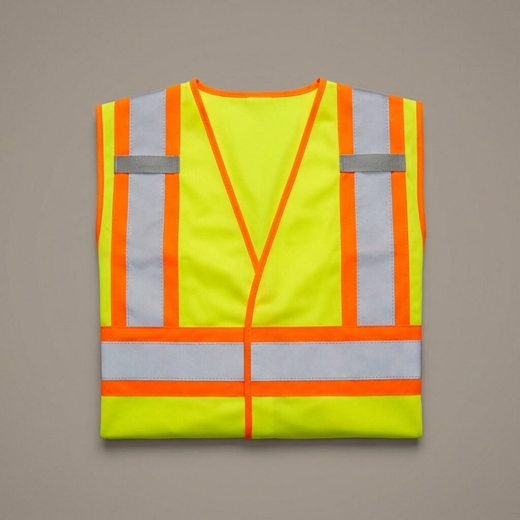 Hi-Vis Class 2 Safety Vests, 10-Pack