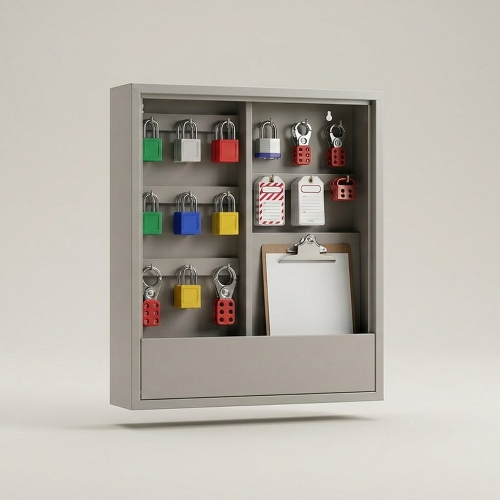 Lockout/Tagout Station, 12-Lock
