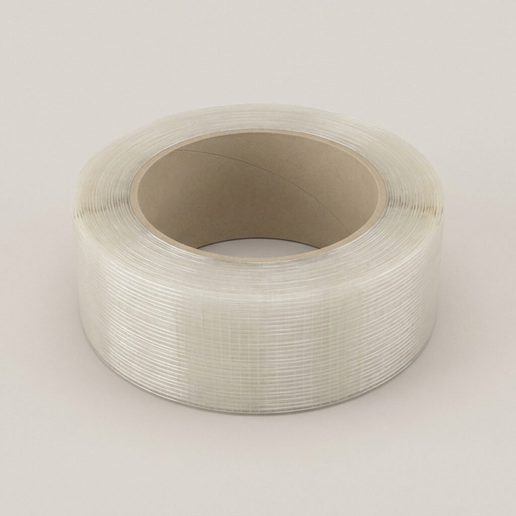Filament Strapping Tape, 3/4 in, Single Roll