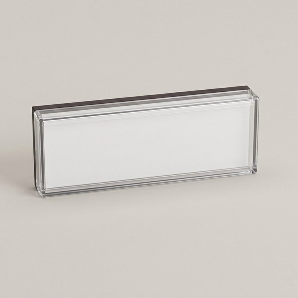 Magnetic Rack Label Holders, 3 x 6 in, 50-Pack