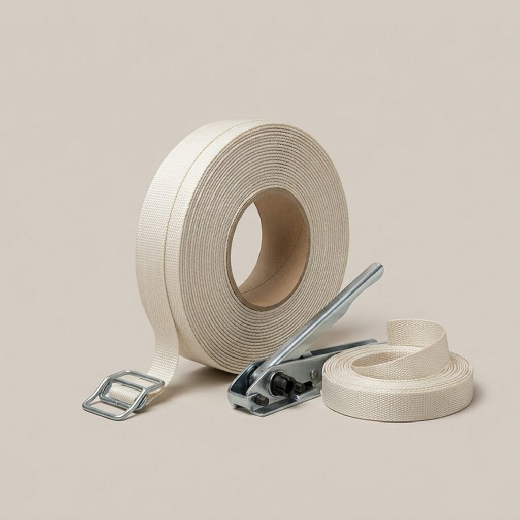 Polyester Cord Strapping, 3/4 in x 2100 ft