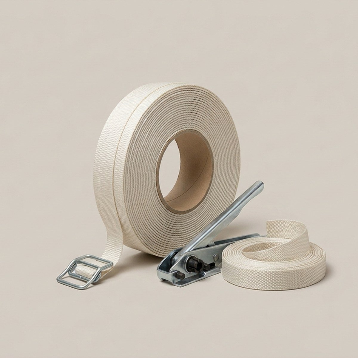 Polyester Cord Strapping, 3/4 in x 2100 ft