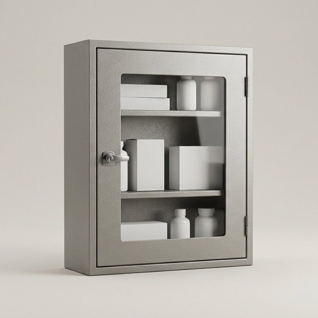 Wall-Mount First Aid Station, 50-Person