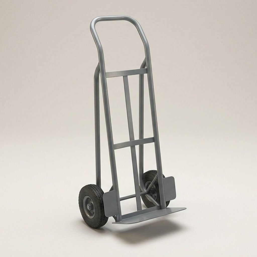 Steel Hand Truck, 600 lb, Continuous Handle