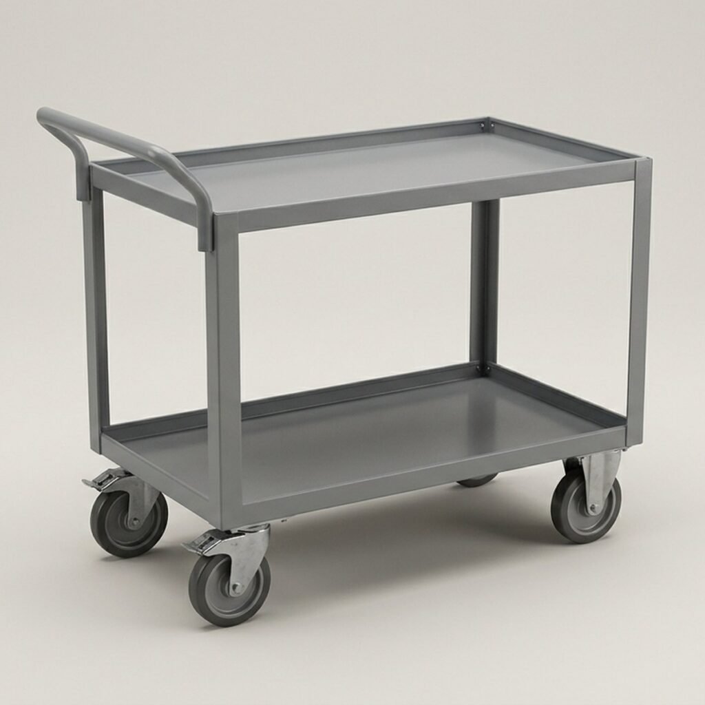 Service Cart, 2-Shelf, 500 lb