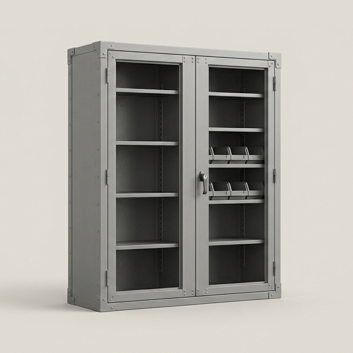 Steel Storage Cabinet, 36 x 24 x 72 in