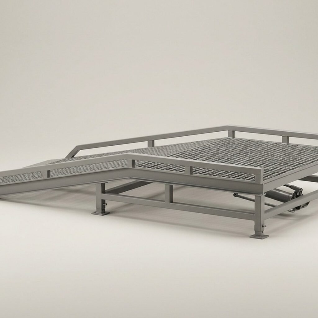 Loading Dock Ramp, 7000 lb, Portable