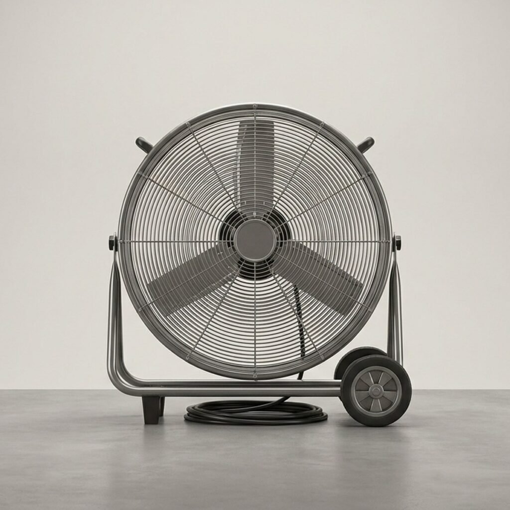 Industrial Floor Fan, 42 in Drum