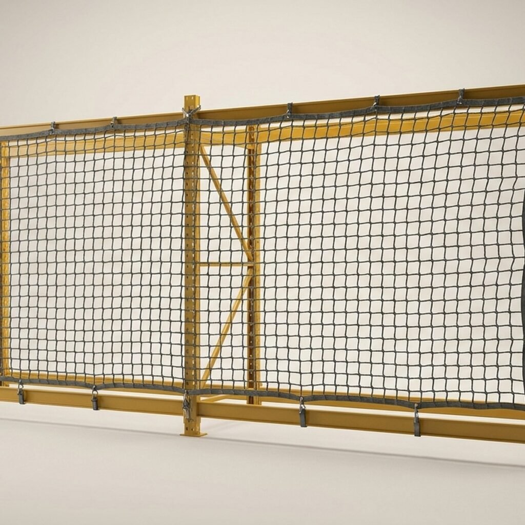 Pallet Rack Safety Netting, 8 x 8 ft