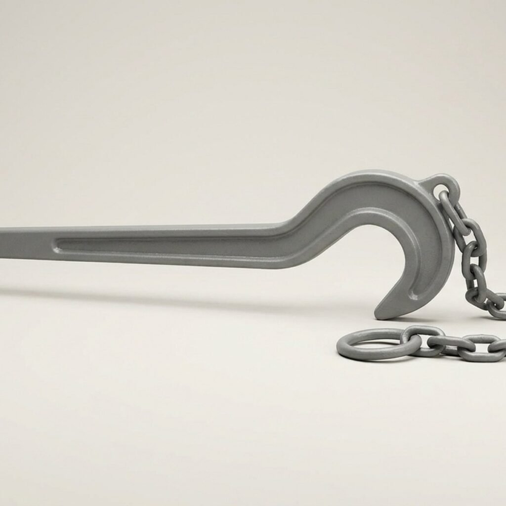 Pallet Pull Hook, 48 in Steel