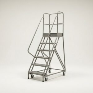 Rolling Warehouse Ladder, 3-Step