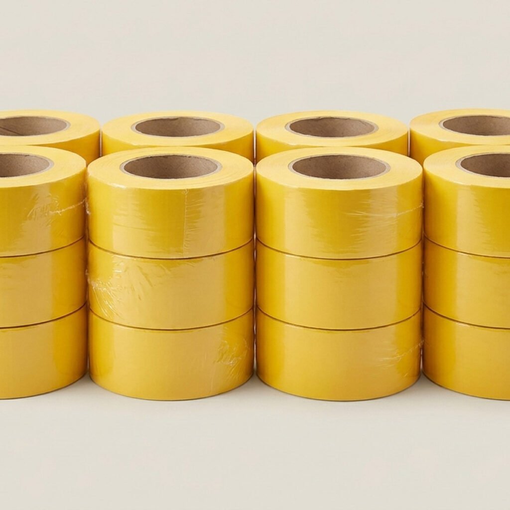 Floor Marking Tape, 4 in x 100 ft, 12-Roll