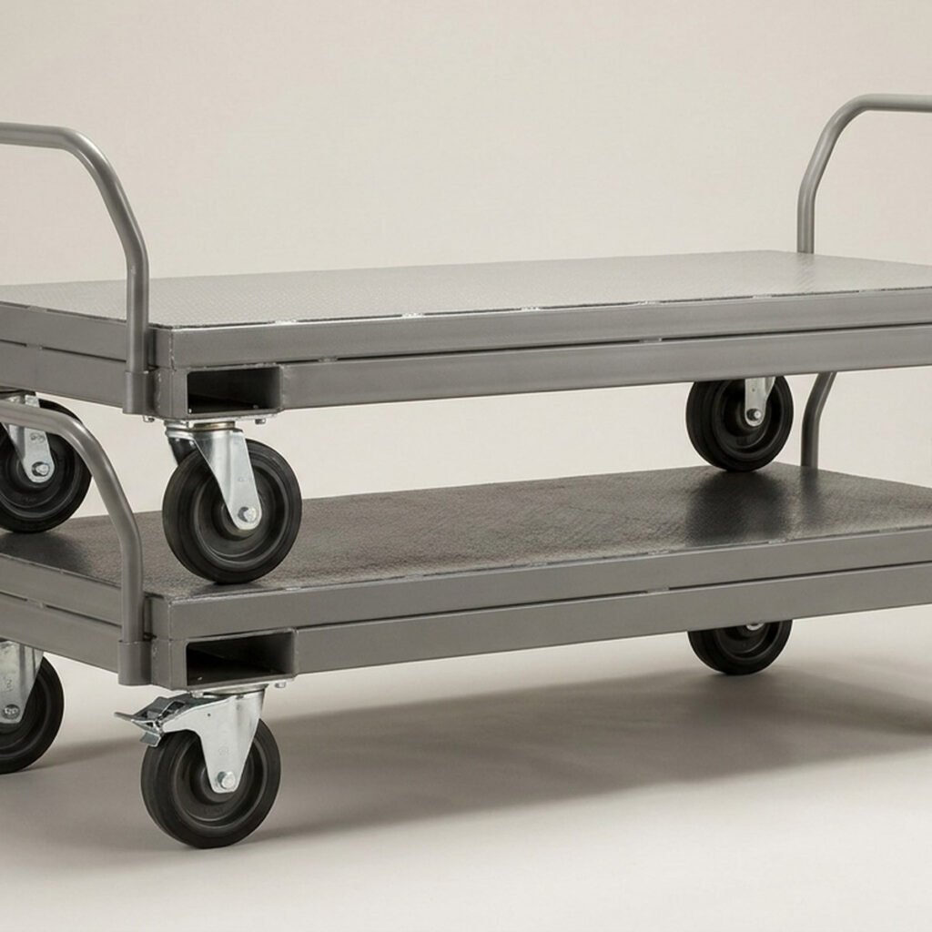 Steel Platform Cart, 36 x 72 in, 2000 lb