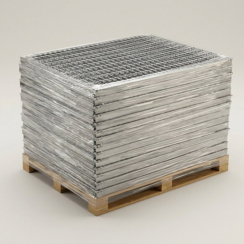 Wire Mesh Decking, 58 x 46 in, 8-Pack