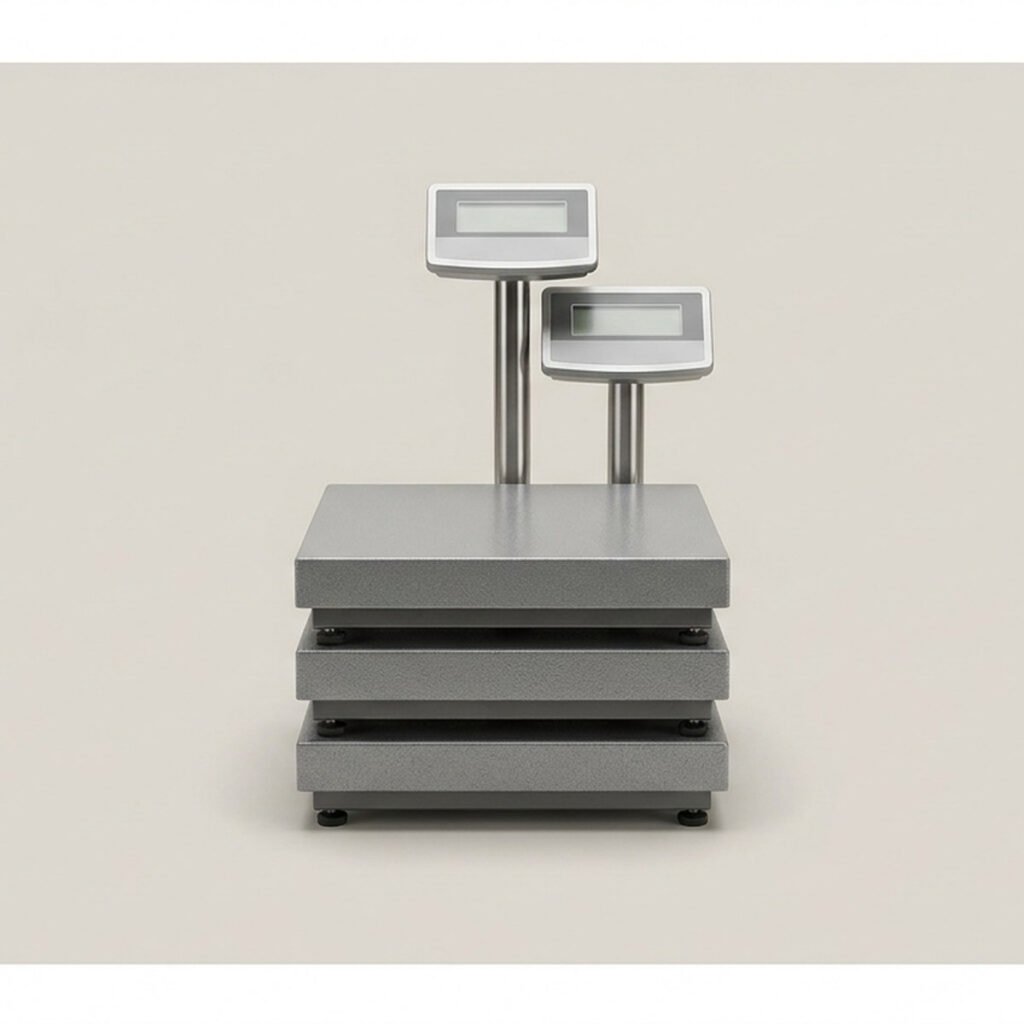 Digital Bench Scale, 300 lb, 18 x 18 in